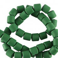 Polymeer tube kralen 6mm - Green